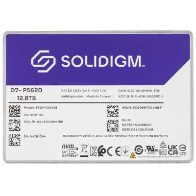 SSD накопитель Solidigm D7-P5620 12.8Tb (SSDPF2KE128T11Z)