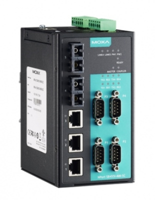 Преобразователь MOXA NPort S8455I-MM-SC